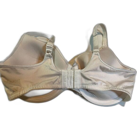 Bali Full Coverage Lightly Padded  Underwire Lace Trim on Front & Sides Bra 38D - Picture 2 of 6